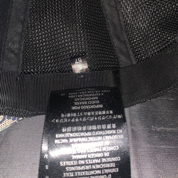 Gucci GG Bloom Canvas Baseball Hat Blue - Picture 8 of 8